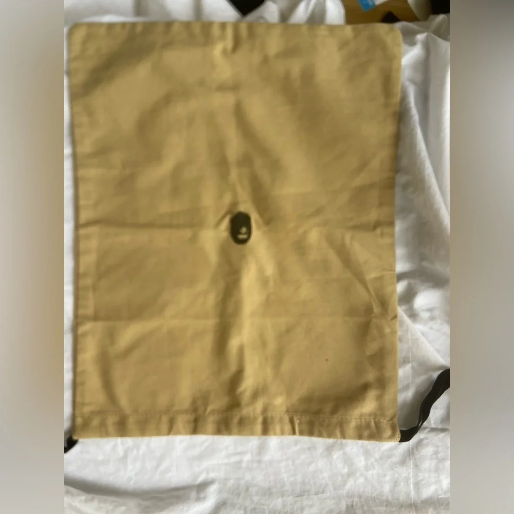 Bape Beige Color Ape Head Dust Bag